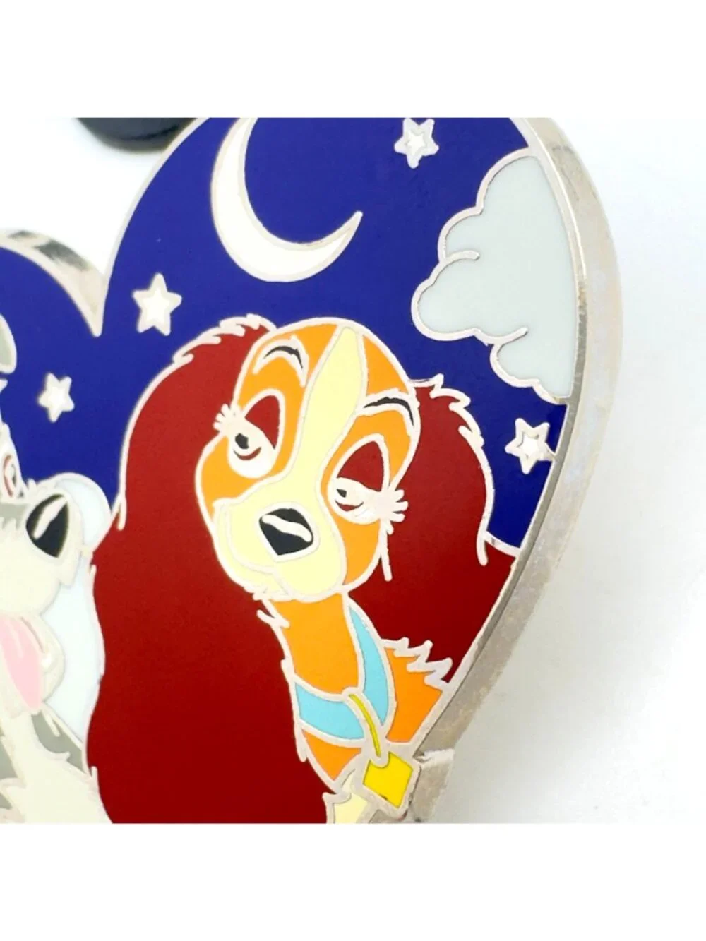 Disney Lady & The Tramp Heart Pin Romantic Starry Night 2015 Open Edition